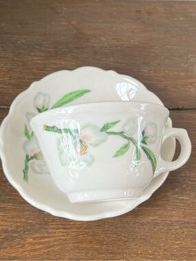 Syracuse china apple blossom cup and saucer/ teacup